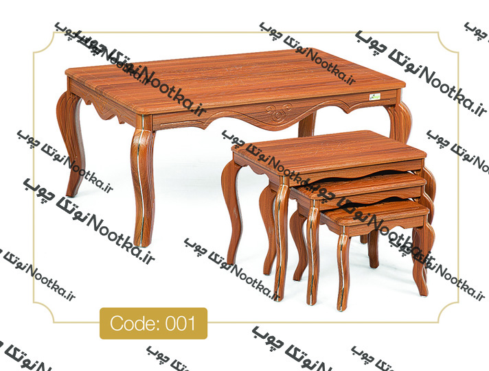 جلومبلی ونیز کد 001 نگین چوب MDF تمام وکیوم